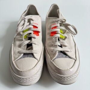 CONVERSE CTAS Low Chuck 70 Ox Renew Pale Putty 7 EUC